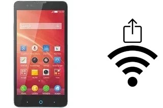 Générer un QR code avec la clé Wifi sur un ZTE V5 Lux