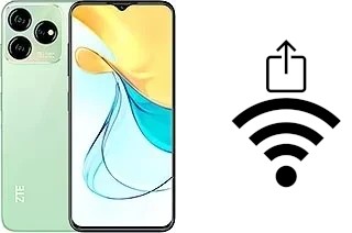 Générer un QR code avec la clé Wifi sur un ZTE Blade V50 Design 4G