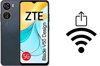 Générer un QR code avec la clé Wifi sur un ZTE Blade V50 Design