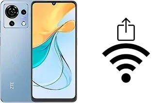 Générer un QR code avec la clé Wifi sur un ZTE Blade V50 Vita