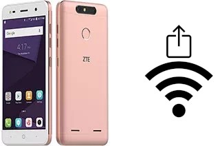 Générer un QR code avec la clé Wifi sur un ZTE Blade V8 Mini