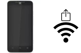 Générer un QR code avec la clé Wifi sur un ZTE Geek