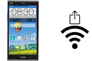 Générer un QR code avec la clé Wifi sur un ZTE Grand X Max+