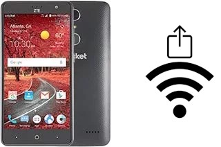 Générer un QR code avec la clé Wifi sur un ZTE Grand X4