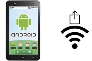 Générer un QR code avec la clé Wifi sur un ZTE Light Tab V9C