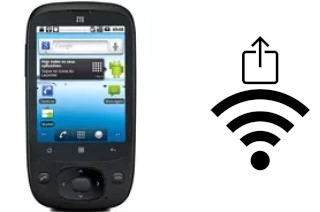 Générer un QR code avec la clé Wifi sur un ZTE N721