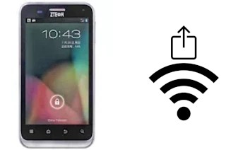 Générer un QR code avec la clé Wifi sur un ZTE N880E