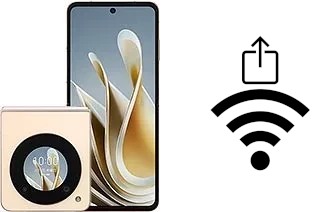 Générer un QR code avec la clé Wifi sur un ZTE nubia Flip