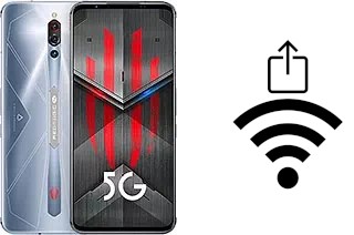 Générer un QR code avec la clé Wifi sur un ZTE nubia Red Magic 5S