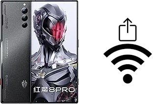 Générer un QR code avec la clé Wifi sur un ZTE nubia Red Magic 8 Pro