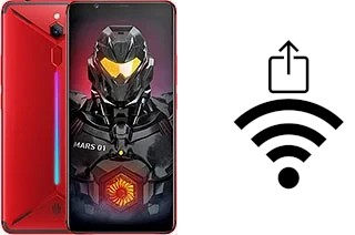 Générer un QR code avec la clé Wifi sur un ZTE nubia Red Magic Mars