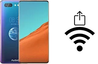 Générer un QR code avec la clé Wifi sur un ZTE nubia X