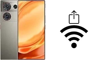 Générer un QR code avec la clé Wifi sur un ZTE nubia Z50 Ultra