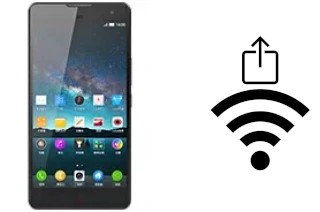 Générer un QR code avec la clé Wifi sur un ZTE nubia Z7 Max