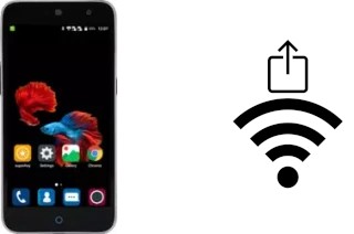 Générer un QR code avec la clé Wifi sur un ZTE Small Fresh 3