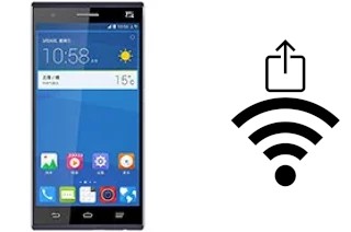 Générer un QR code avec la clé Wifi sur un ZTE Star 1