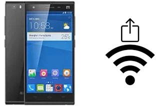 Générer un QR code avec la clé Wifi sur un ZTE Star 2