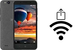 Générer un QR code avec la clé Wifi sur un ZTE Tempo Go