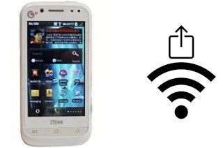 Générer un QR code avec la clé Wifi sur un ZTE U900