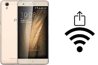 Générer un QR code avec la clé Wifi sur un ZTE Blade V7 Max