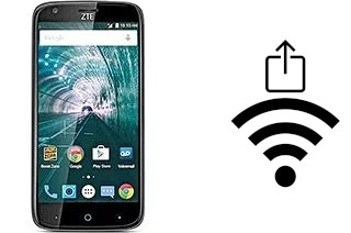 Générer un QR code avec la clé Wifi sur un ZTE Warp 7