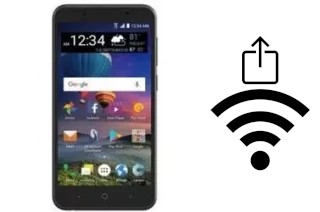 Générer un QR code avec la clé Wifi sur un ZTE ZFive G LTE