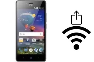 Générer un QR code avec la clé Wifi sur un ZTE ZFive L LTE