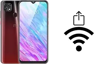 Générer un QR code avec la clé Wifi sur un ZTE Blade 20